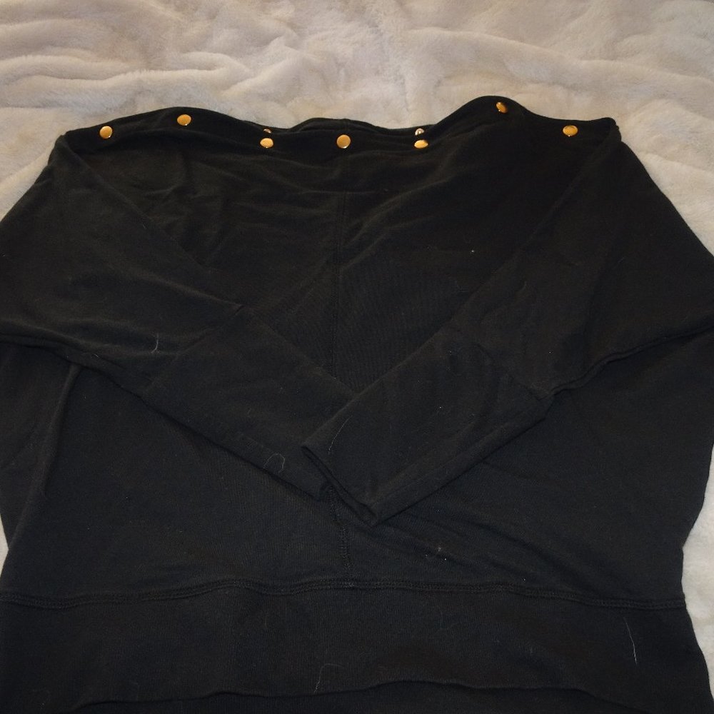 Stella & Dot 'The Weekend' Slouchy Top - Black